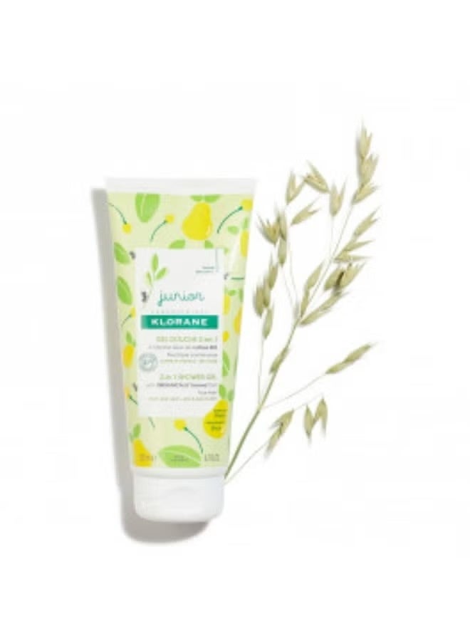 Klorane Junior 2in1 Shower Gel Body and Hair 200 ml - Image 2