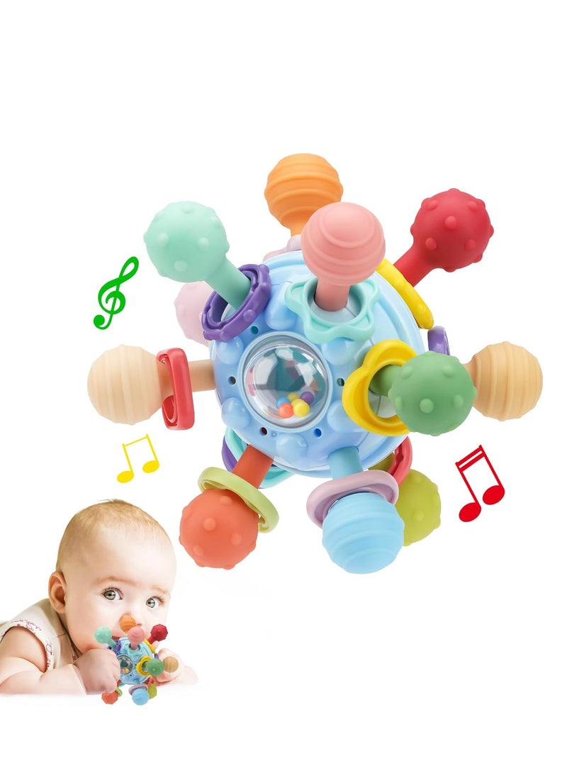 general Baby Montessori Sensory Toys,Food Grade Teething Toys for Babies,Newborn Infant Learning Developmental Toys Gifts for Boys Girls - Image 1