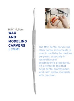 Crosstex Dental Instruments Wax and Modeling Carver MSY 14,5cm 