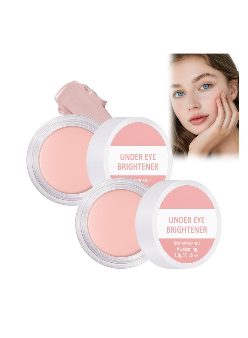 SYOSI 2Pacs Under Eye Brightener Corrector for Women, Nourishing Luminous Under Eye Concealer, Color Corrector Concealer Full Coverage Concealer for Fix Conceal Dark Circles, Vegan Eyes Makeup (0.35oz) - Image 1