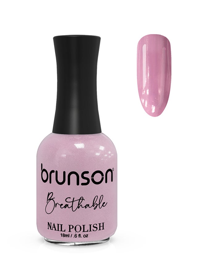 brunson Breathable Nail Polish Halal nail polish Wudu friendly Quick-Dry Vegan long lasting but easy peel off   18ml BH257 