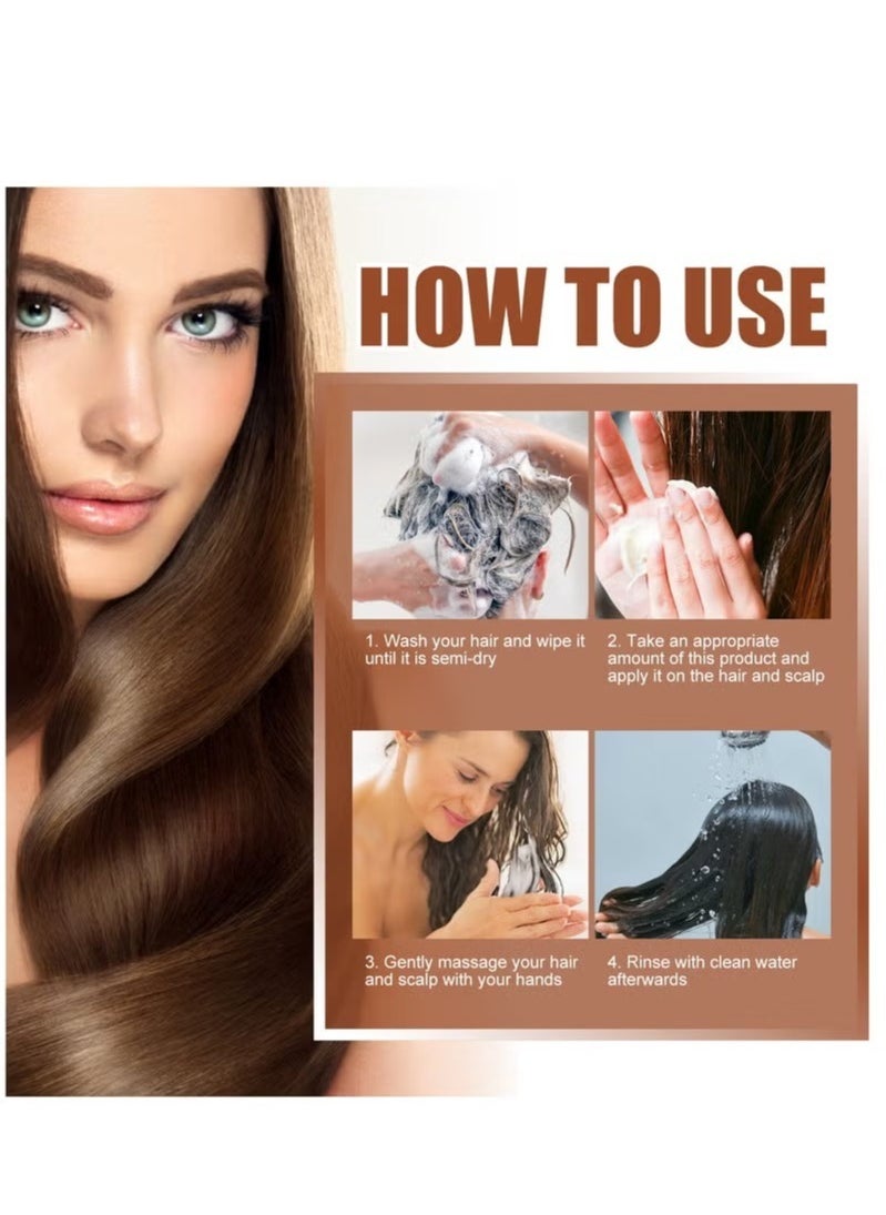 EELHOE - Batana Oil for Hair Growth Healthier Thicker Fuller Hair, Batana oil, Batana Oil for Hair Growth, Batana Oil Organic, Batana Oil Organic for Healthy Hair, Batana Oil Hair Mask (1PCS) - Image 1
