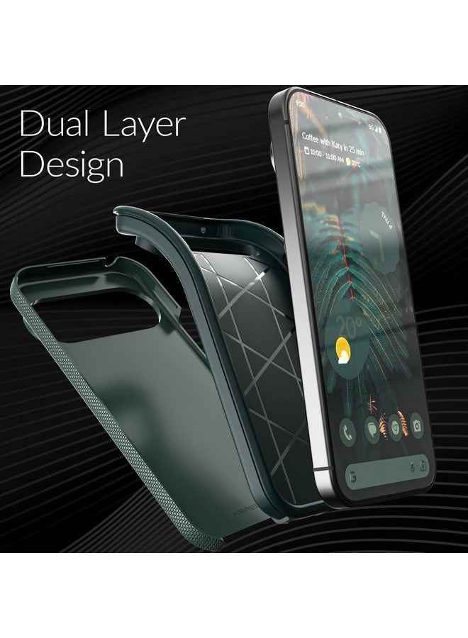 كريف جراب Crave Dual Guard لهاتف Google Pixel 9 وPixel 9 Pro، جراب مزدوج الطبقات مقاوم للصدمات لهاتف Google Pixel 9 وPixel 9 Pro - أخضر غابي - Image 4