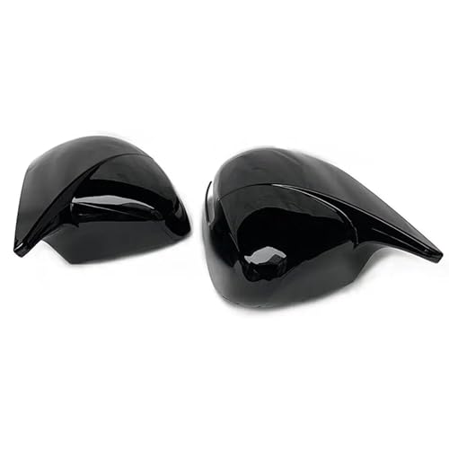 KMH Batman Style Car Mirror Caps Covers Compatible with Hyundai New Creta 2020-2024, Car Accessories (Gloss Black) Set of 2 Pcs - Image 3