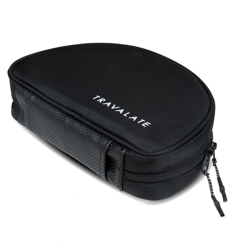 TRAVALATE Polyester Tech Organizer Pouch | Tech Organizer Pouch for Cables, Adapters, Chargers, Hard Drives, Pen Drives and Tech Products | Durable Zippered Gadgets Organizer Black - Image 1