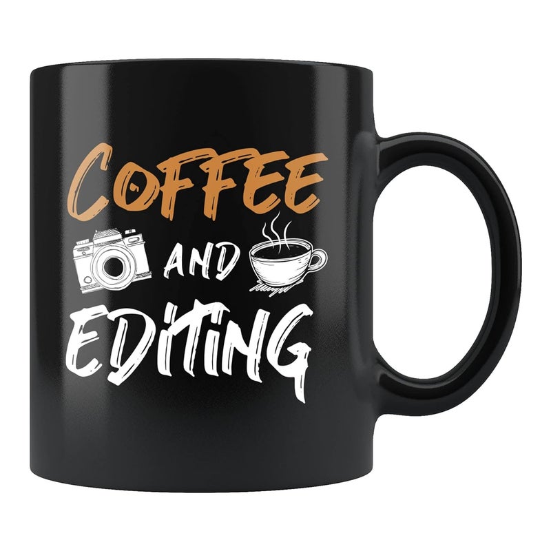 VIGAT Photographer Gift Photographer Mug Photo Editor Gift Photo Editor Mug Gift for Photographer Editor Mug Coffee and Editing
