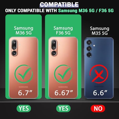 KC Back Cover for Samsung Galaxy M36 5G / F36 5G - Round Flower Mirror Electroplated Soft Silicone Camera Protection Case - Pink - Image 2