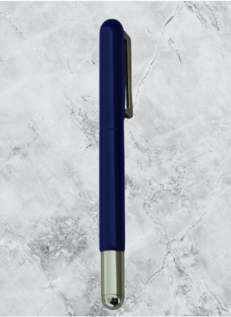 Vitacelli Luxury High Quality Full Magnetic Metal Roller Ballpoint Pen With Refill Pack For Executive Use And For A Premium Gift BLUE  - Image 1