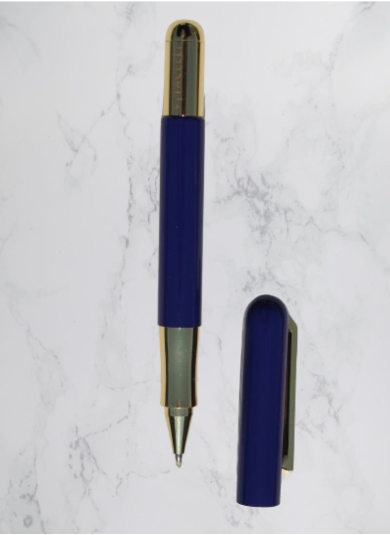 Vitacelli Luxury High Quality Full Magnetic Metal Roller Ballpoint Pen With Refill Pack For Executive Use And For A Premium Gift BLUE  - Image 2