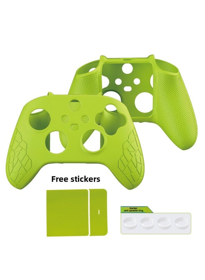 Xbox Series X Handle Protection Silicone Cover XSX Handle Cover SX Version Soft Silicone Handle Cover-Product Color:fluorescent Green  - Image 1