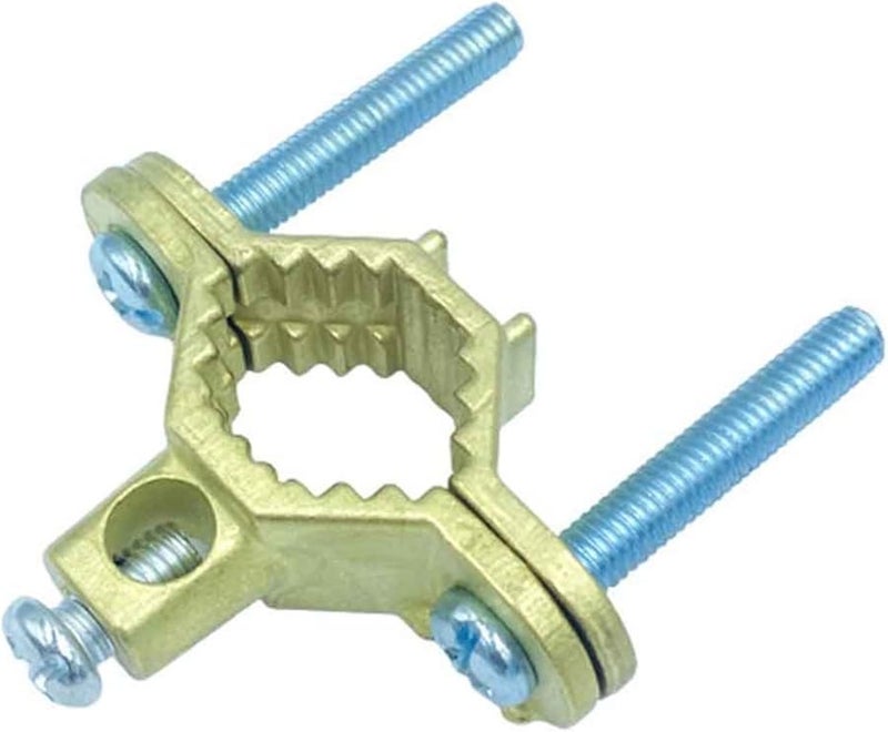 مجموعة مشبك أرضي من سبيكة النحاس لأنابيب المياه من 1/2 إلى 1 بوصة أو قناة فولاذية 1 قطعة - Image 4