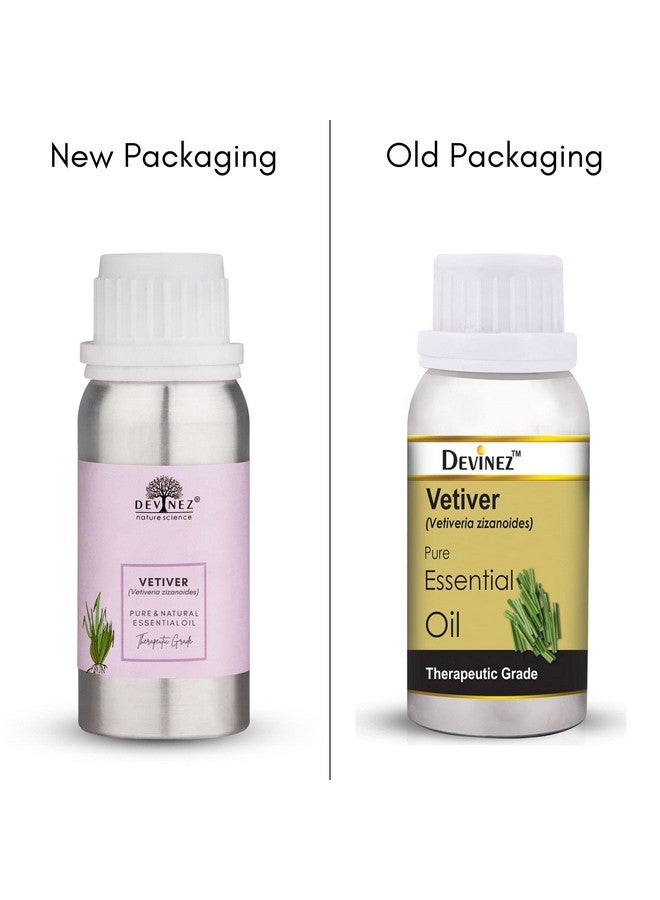Devinez Vetiver Essential Oil, 100% Pure, Natural & Undiluted, 250ml in Anodized Aluminum Bottle - Image 2