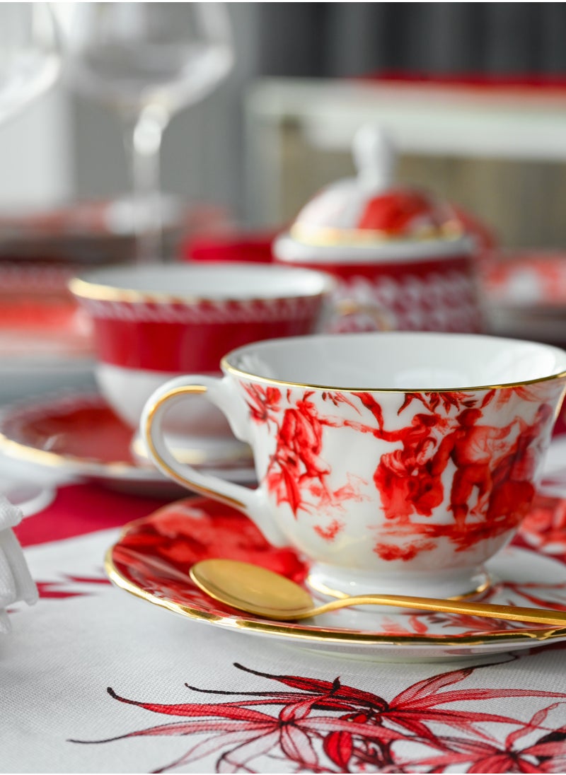 Baci milano - Baci Milano Le Rouge Sest 2 Coffee Cups Porcelain - Image 1