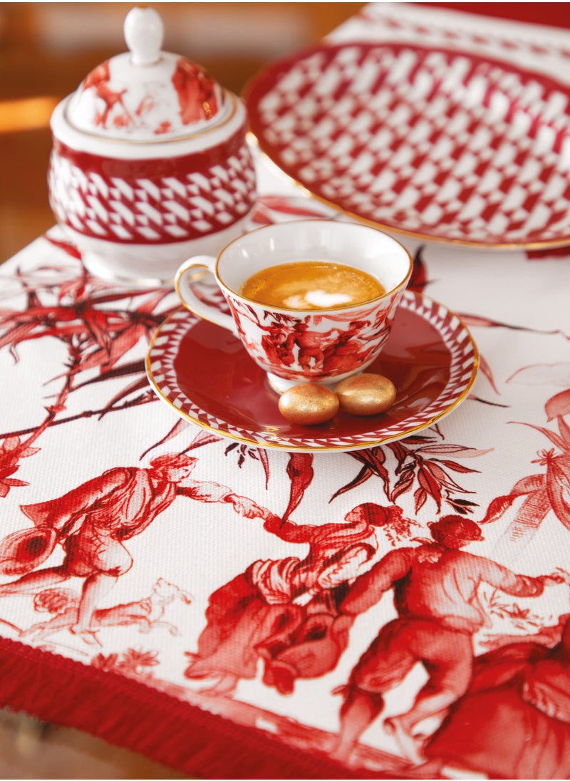 Baci milano - Baci Milano Le Rouge Sest 2 Coffee Cups Porcelain - Image 1
