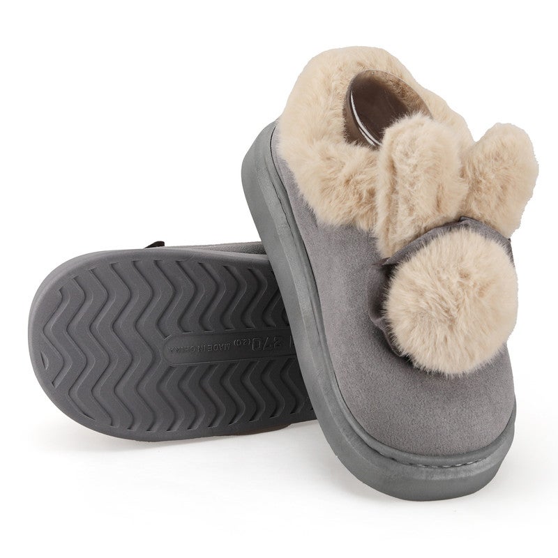 Lucky Kids Soft Plush Fuzzy House Slippers for Women and Men – Cozy Comfort Indoor/Outdoor Slippers – Available in Sizes 36 to 41 - Image 1