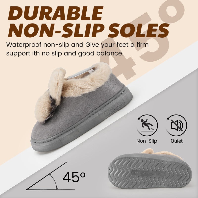 Lucky Kids Soft Plush Fuzzy House Slippers for Women and Men – Cozy Comfort Indoor/Outdoor Slippers – Available in Sizes 36 to 41 - Image 4