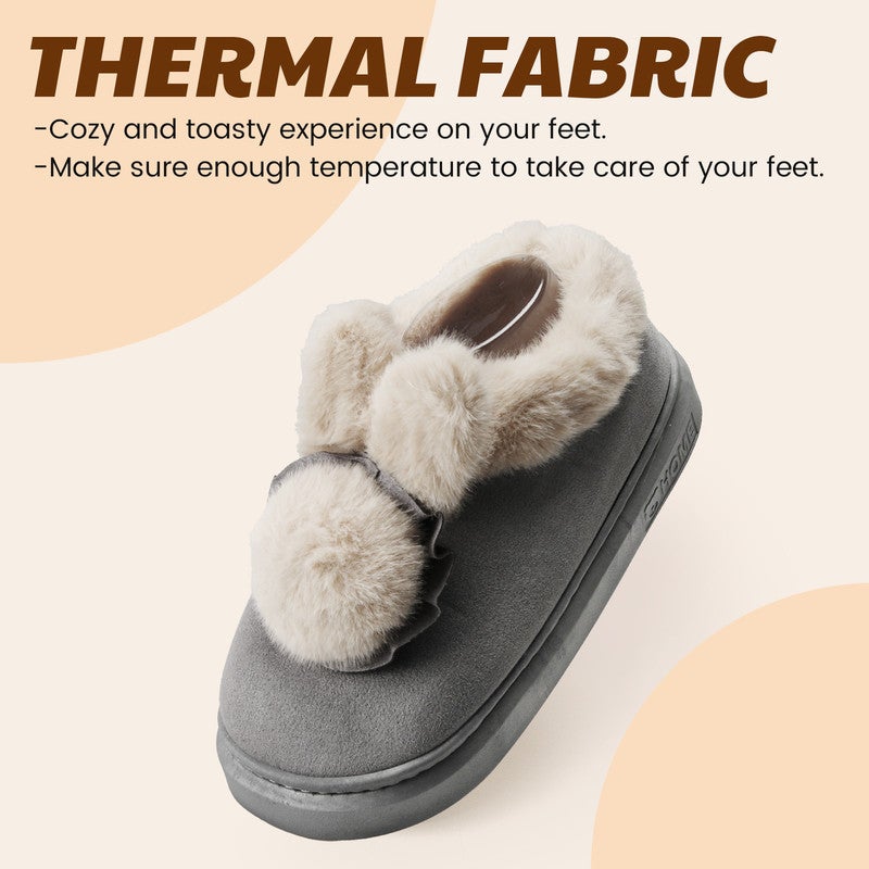 Lucky Kids Soft Plush Fuzzy House Slippers for Women and Men – Cozy Comfort Indoor/Outdoor Slippers – Available in Sizes 36 to 41 - Image 2