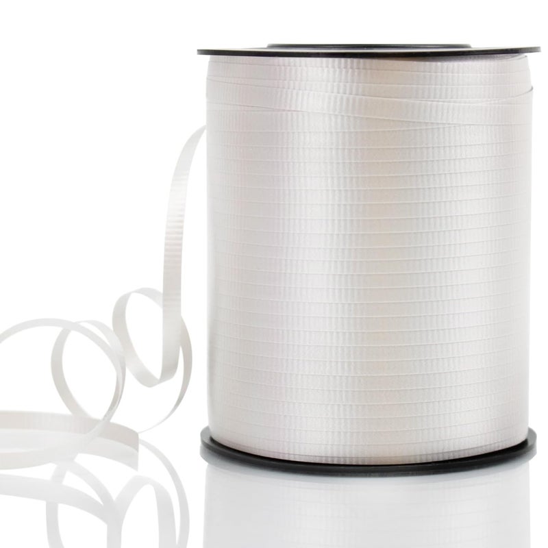 GiftExpress 500 Yards White Silver Curling RibbonBalloon RibbonBalloon StringsGift Wrapping Ribbons Supplies