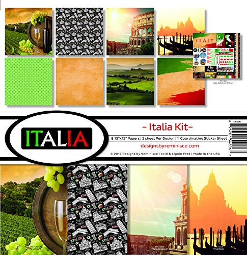 Reminisce ITA-200 Italia Scrapbook Collection Kit - Image 5