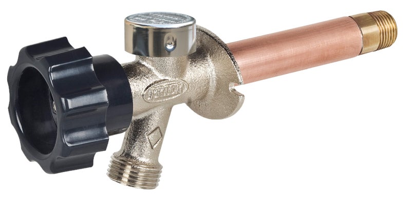Prier 478-14 Mansfield Style Residential Anti-Siphon Wall Hydrant, 14-Inch - Image 1