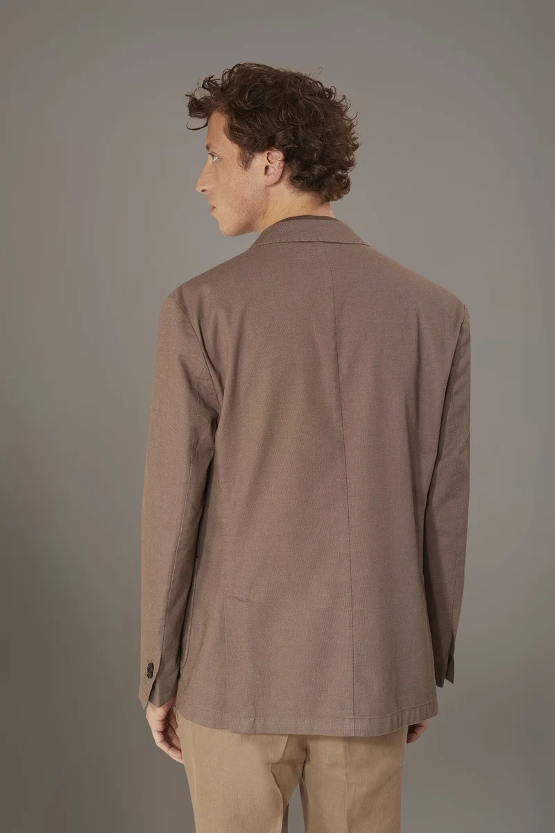 Doppelganger Beige Single breasted jacket with patch pocket - Beige for Men | Best Price UAE