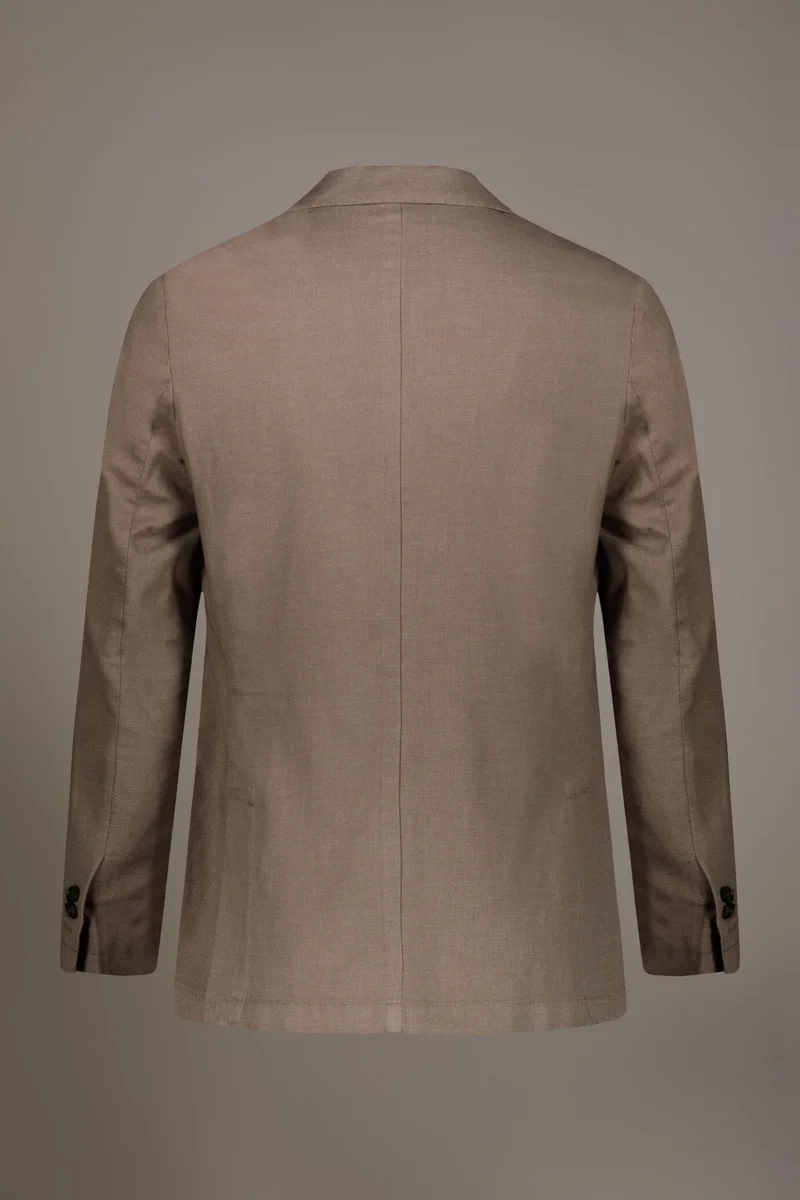 Doppelganger Beige Single breasted jacket with patch pocket - Beige for Men | Best Price UAE