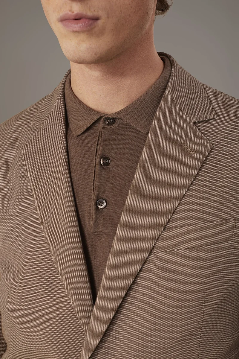 Doppelganger Beige Single breasted jacket with patch pocket - Beige for Men | Best Price UAE