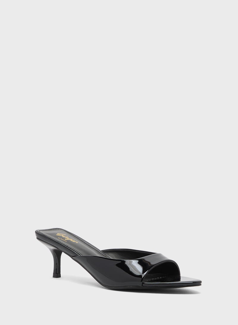 Ginger Low Heel Pointed Toe Sandal - Image 3