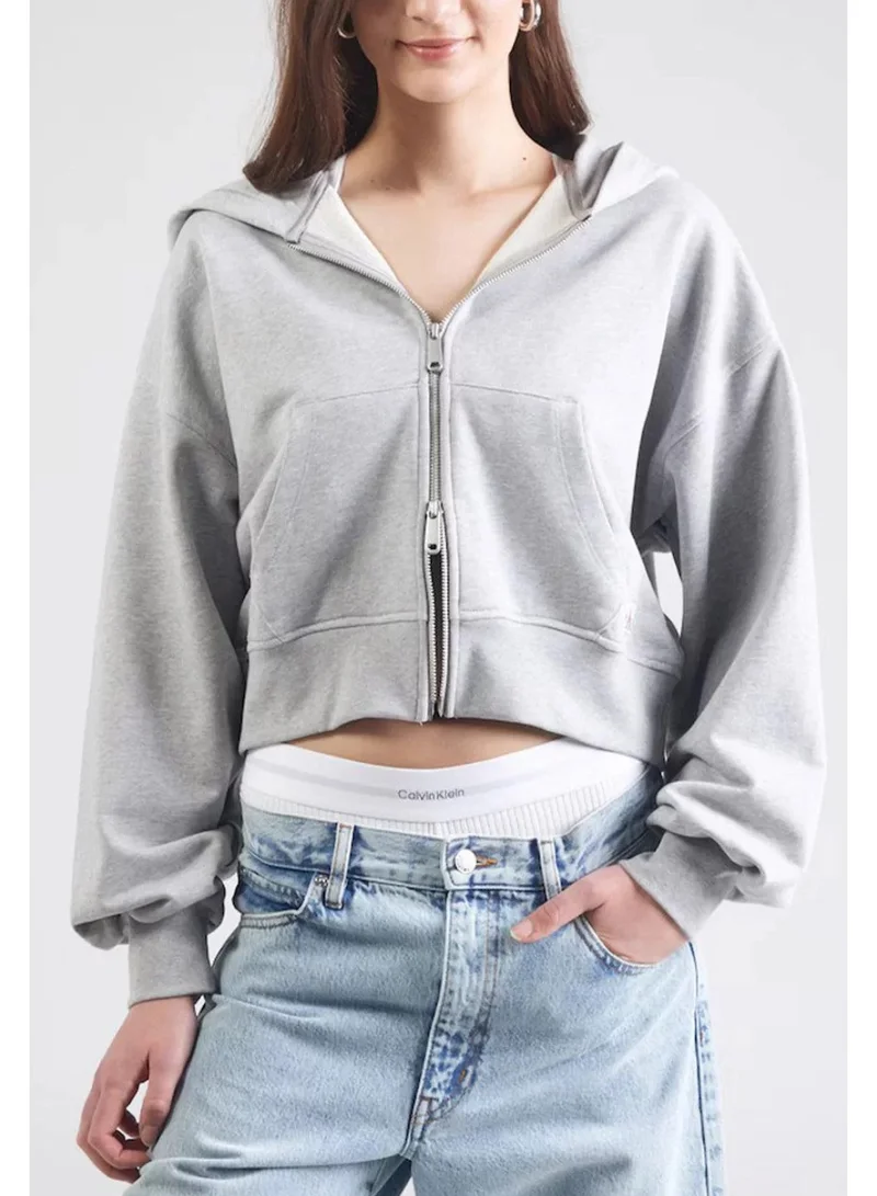 Calvin Klein Jeans Logo Zip Through Hoodie