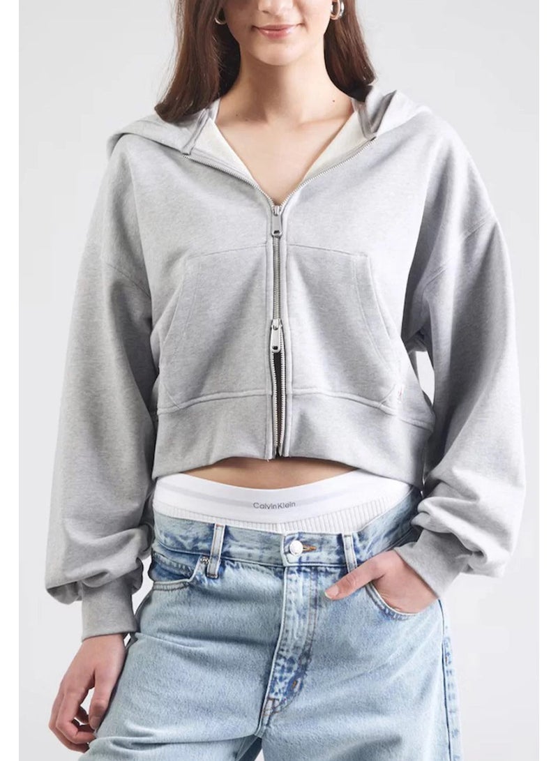 Calvin Klein Jeans Logo Zip Through Hoodie  - Image 1