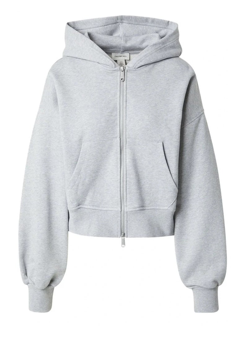 Calvin Klein Jeans Logo Zip Through Hoodie  - Image 4