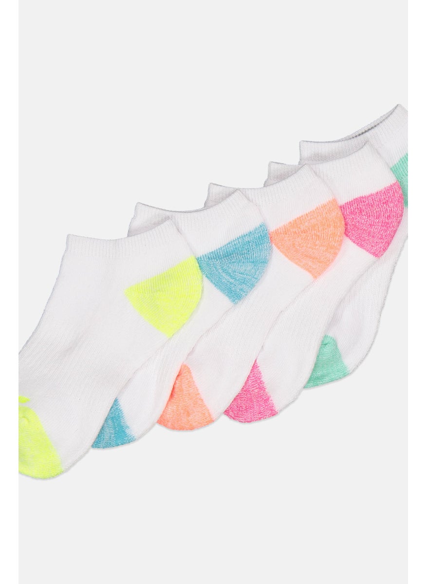 Kids Girl 6 Pairs Of No Show Cushion Socks, White Combo - pzsku/Z974B3B3E7A3636846B4EZ/45/_/1737641706/fc5300cb-db4a-4892-b251-38793663c504