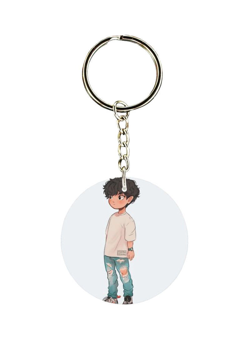 Boy Printed Keychain
