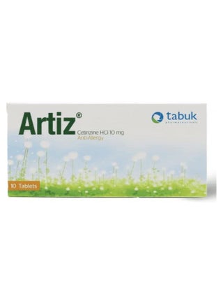 Tabuk relieve symptoms of allergy seasonal 10 mg 10 tablets
