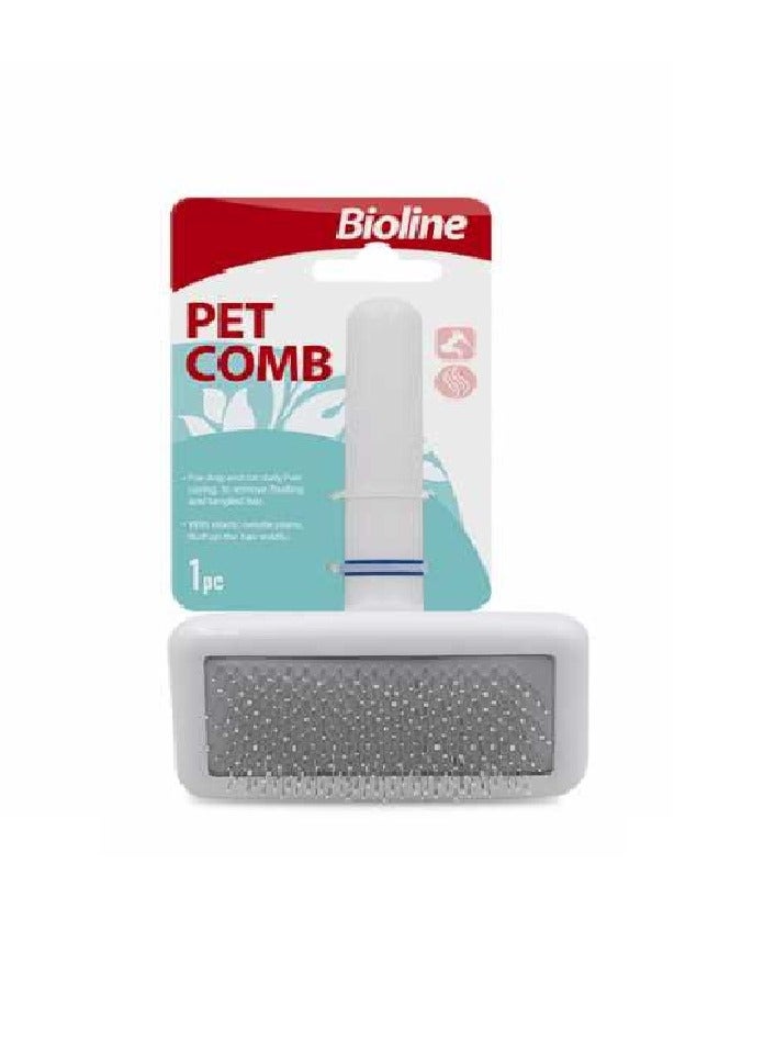 Bioline Pet Comb White Small