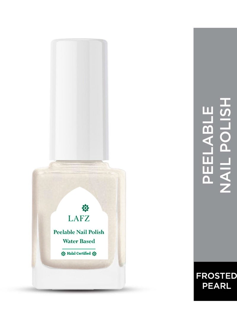 LAFZ - Peelable Nail Polish Easy-to-apply easy-to-remove water-based colour 11 ML 306 Frosted Pearl - Image 1