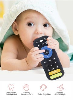 Gonice Baby Teething Toy,Silicone TV Remote Teether Baby,Black  - Image 2
