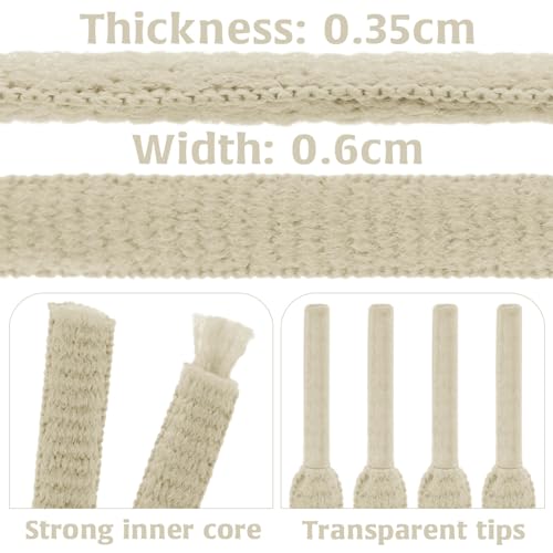 DELELE 2 Pair Oval Shoes laces Half Round 1/4" Athletic Shoelaces Shoe Strings Beige-35 inch - Image 3