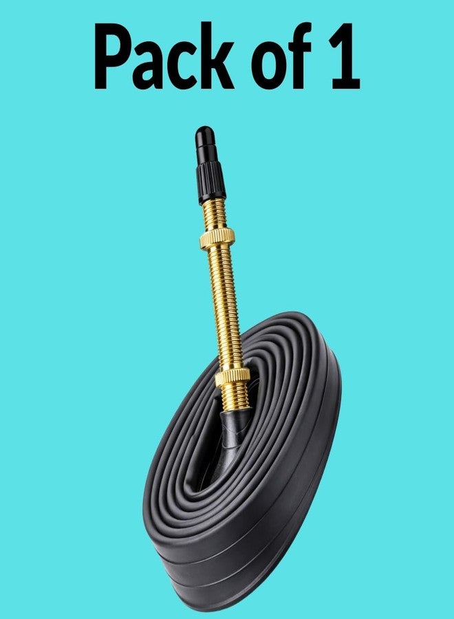 FCCRACING Ralson ECORACER Bicycle Tube 700x23-28C | Presta Valve 48mm | Premium Butyl Rubber Inner Tube for Bicycle (Pack of 1) - Image 4