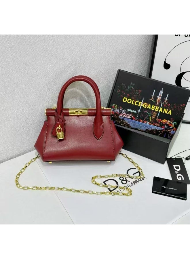 D&G Marlene Day mini bag in red calf leather - Image 3