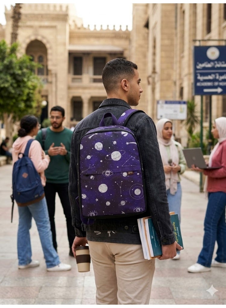 An exceptionally designed backpack for everyone looking for distinction! Large storage capacity suitable for a laptop, durable material that withstands frequent use, and a modern look that makes it the most important piece in your outfit when you're going to university or traveling." - Image 3