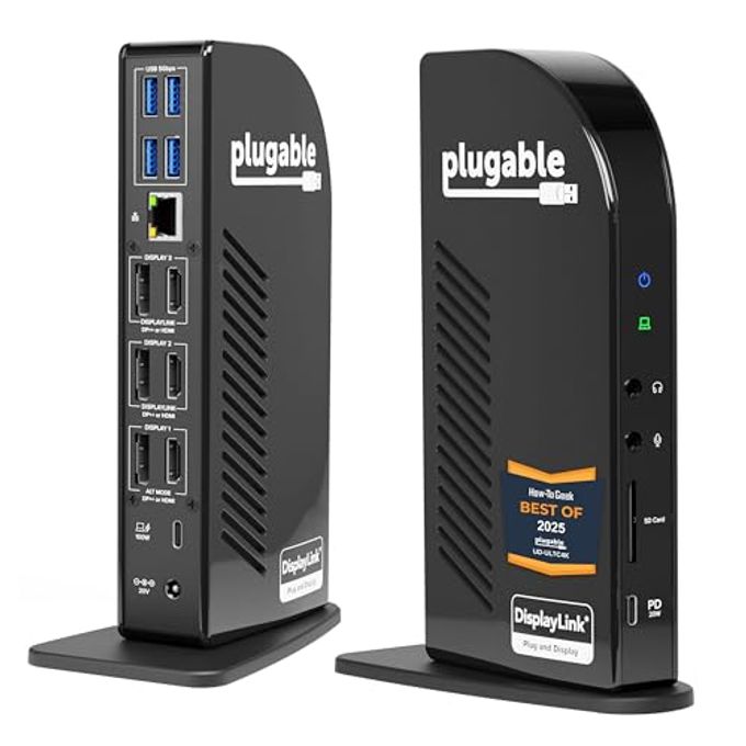 Plugable 13-In-1 Usb C Docking Station 4K Triple Monitor With 100W Power Delivery | Usb C Dock For Windows, Mac, Chromeos, Thunderbolt | Driver Required | 3X Hdmi And 3X Displayport (Ud-Ultc4K) - Image 4