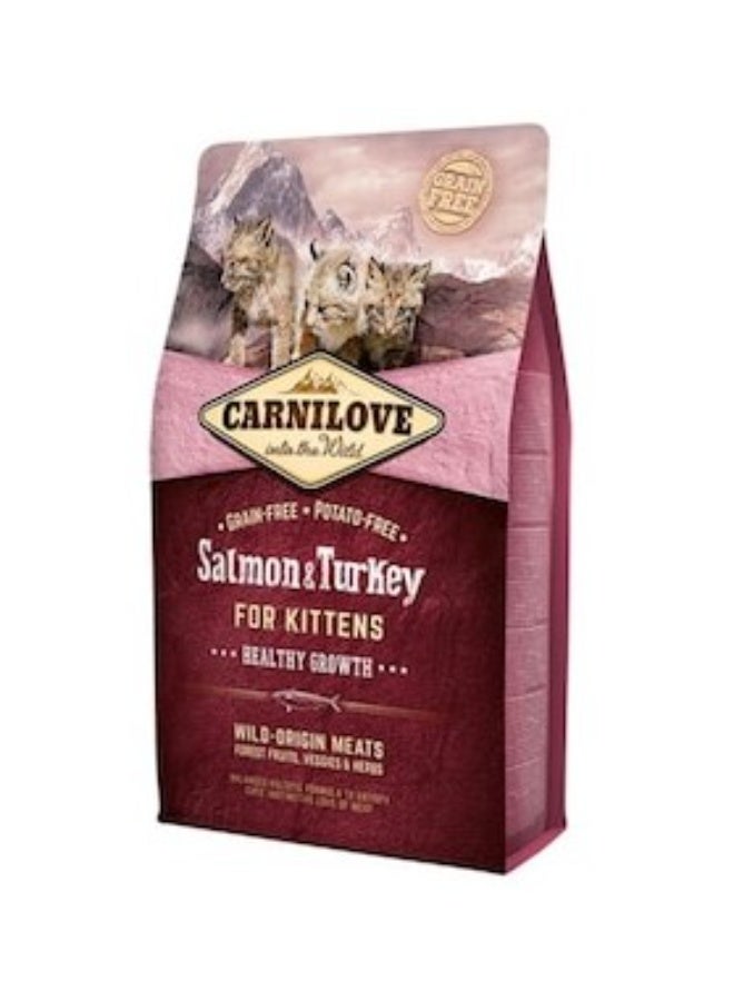 BRIT Carnilove Salmon and Turkey Dry Kitten Food - 2 kg - Image 2