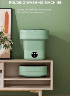 Huitich Foldable Mini Automatic Washing Machine For Undergarments Socks Baby Clothes Towels Small Items Business Trips Dorm Camping Travel Assorted color  - Image 4
