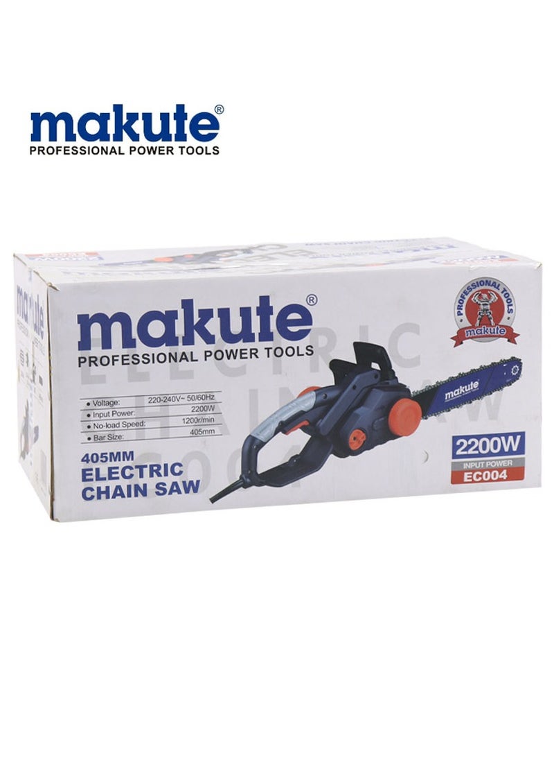 makute Electric Chain Saw 2200 Watts Size 16 Inch  - Image 4