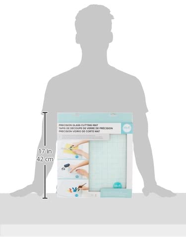 We R Memory Keepers Glass Cutting Mat, White, Sturdy Craft Work Surface, Easy Cleanup, Measuring, Draw Straight Lines, Good for Polymer Clay, Ink, Paint, Card Making, Paper Cutting, and More - Image 3