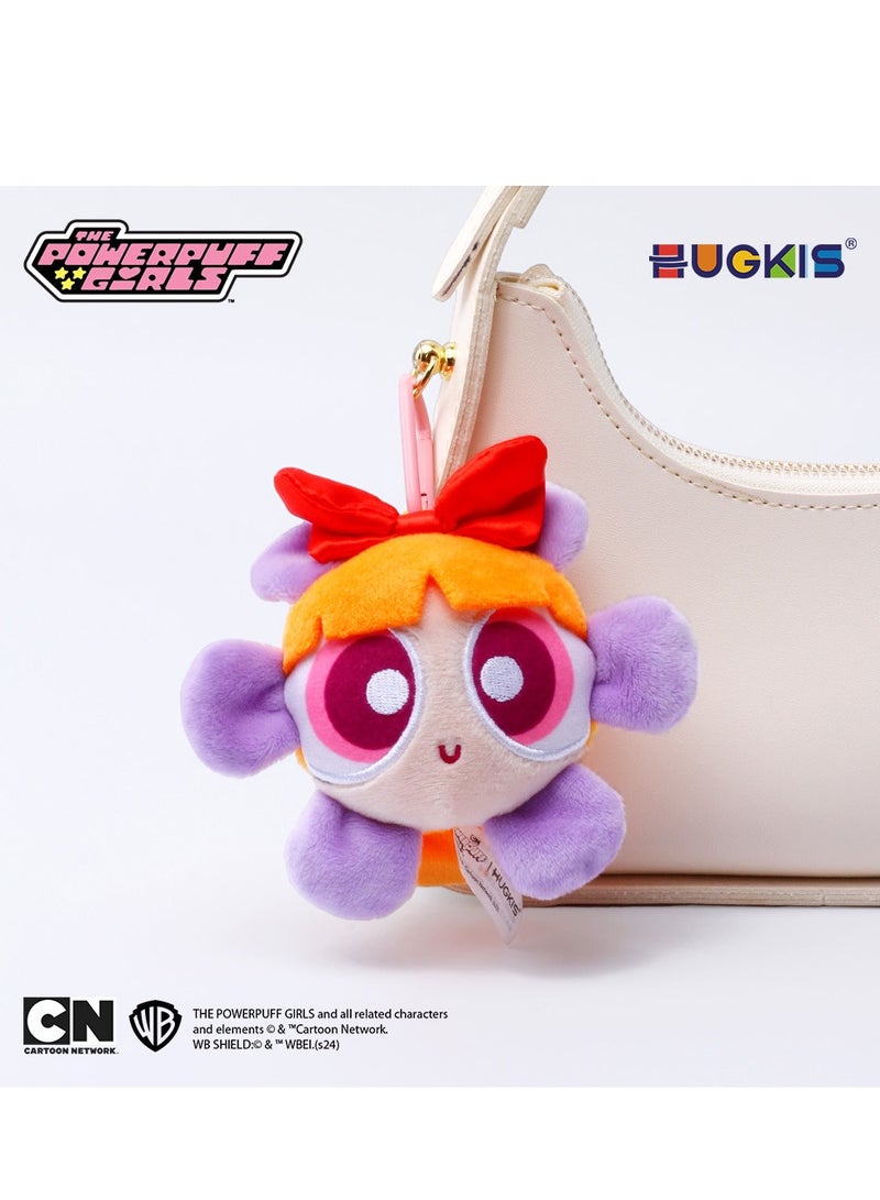Powerpuff Girls Flower Plush Keychain, 12cm Colorful Cute Car Keychain and Backpack Accessory  - Image 2