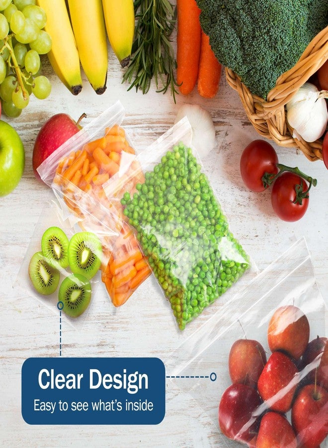 TenderGentle Plastic Zip Bags, 2 Mil - 100 8x10 Medium Clear Bags - 2 Mil Medium Zip Lock Top for Food, Jewelry, Storage, and More - Image 5