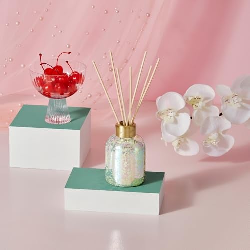 Capri Blue Reed Diffuser - Reed Diffuser Set Includes Scented Oil, Sticks, and Mercury Iridescent Glass Bottle - Home Decor Room Fresheners - Volcano (5.7 fl oz) - Image 2