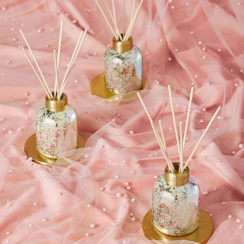 Capri Blue Reed Diffuser - Reed Diffuser Set Includes Scented Oil, Sticks, and Mercury Iridescent Glass Bottle - Home Decor Room Fresheners - Volcano (5.7 fl oz) - Image 4